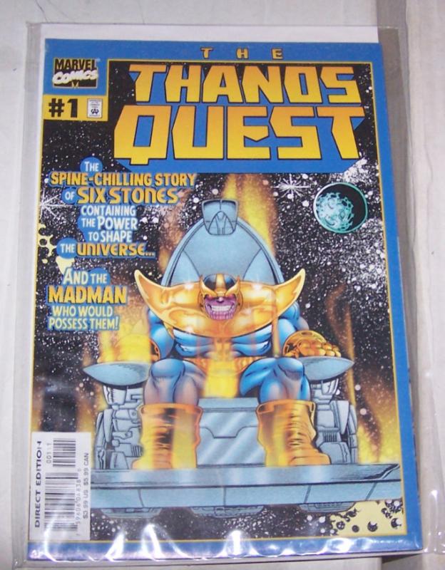 The Thanos Quest #1 (Mar 2000, Marvel) SOUL GEMS+ INFINITY GAUNTLET+AVENGERS