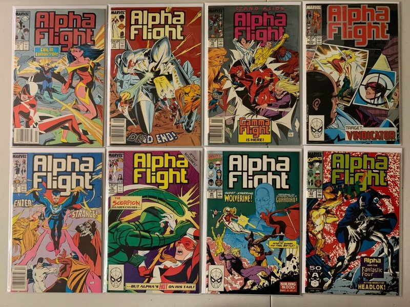 Alpha Flight comics lot #54-121 26 diff avg 6.0 (1988-93)