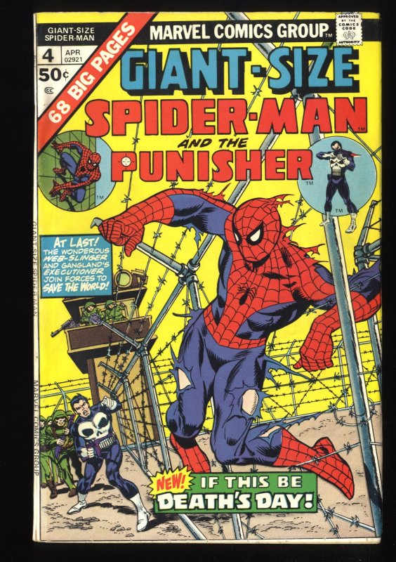 Giant-Size Spider-Man #4 FN 6.0 3rd Punisher!