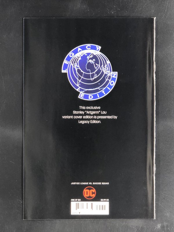 Justice League vs. Suicide Squad Artgerm Virgin Cover (2017) Legacy Edition