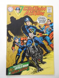Captain Action #1 (1968) VG Condition moisture stain, ink fc