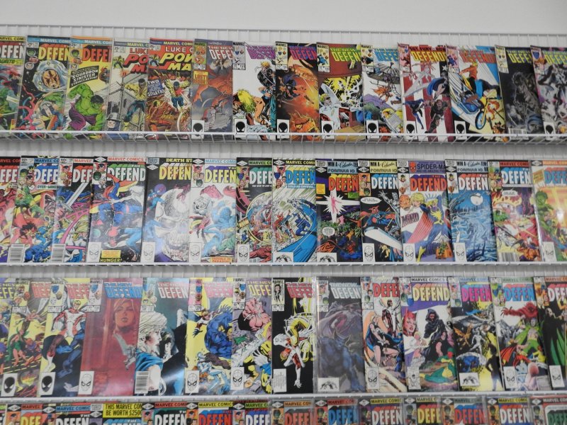 Huge Lot 190+ Comics W/ Defenders, Hulk, Powerman+ Avg Fine/VF Condition!