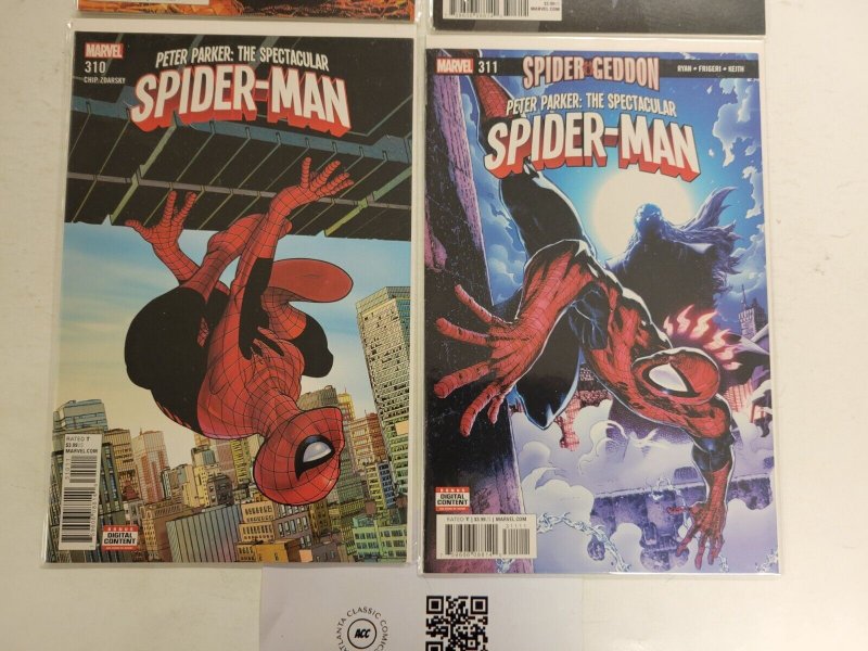 4 Spectacular Spider-Man Marvel Comic Books #310 311 312 313 25 TJ43