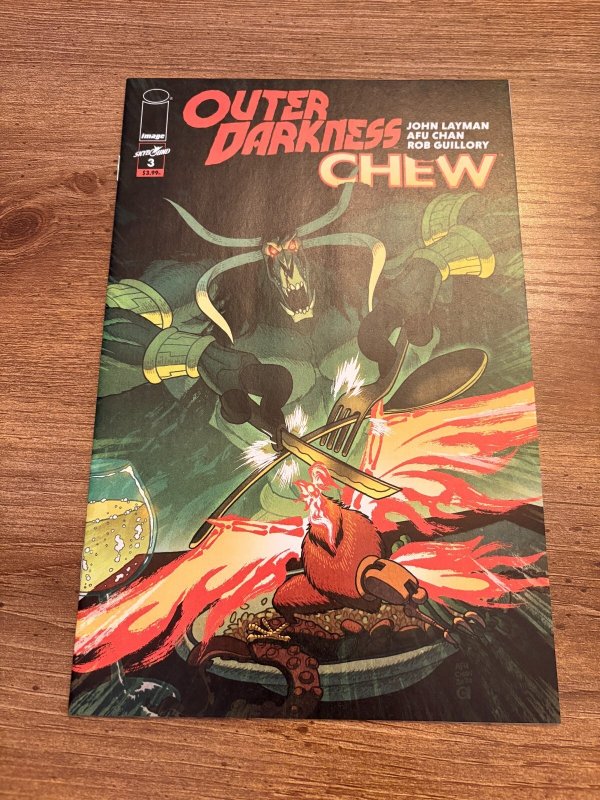 Lot Of 3 Outer Darkness Chew Image Comic Books # 1 2 3 NM 1st Prints 1 J429