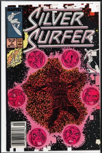 Silver Surfer #9 Newsstand Edition (1988) Silver Surfer