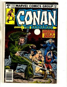 Lot Of 8 Conan The Barbarian Marvel Comic Books # 58 59 91 95 97 99 100 113 FM10