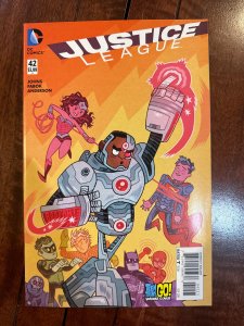 Justice League #42 Teen Titans Go Cover (2015)