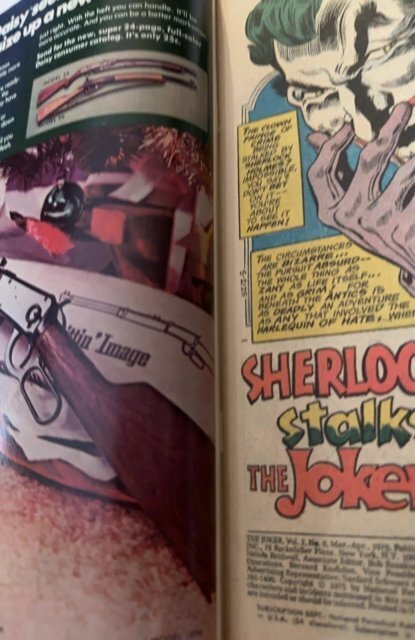 The Joker #6 (1976)vs Sherlock Holmes vs the joker