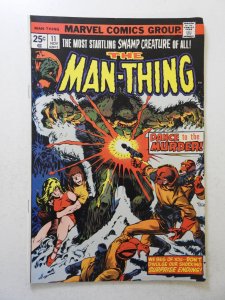 Man-Thing #11 (1974) VG- Condition MVS intact! moisture stain