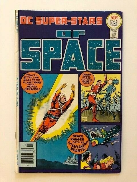 DC Super-Stars of SPACE #4 Adam Strange/Captain Comet/Space Ranger F/VF (A168)