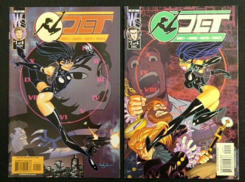 JET #1, #2, #3, #4 COMPLETE SET WILDSTORM VF/NM- LOT OF 4