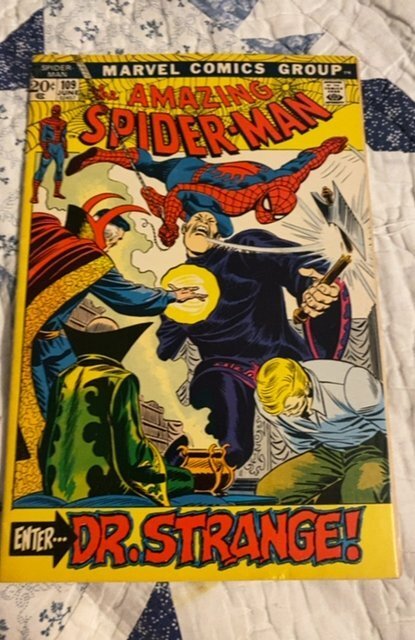 The Amazing Spider-Man #109 (1972)enter dr strange