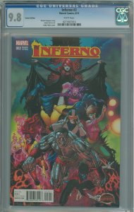 Inferno #2 Variant Cover (2015) Variant Cover! CGC 9.8 Condition!
