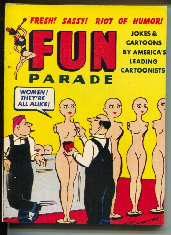 Fun Parade Annual 1950's-2 unsold copies rebound-cartoons-comic strips-NM