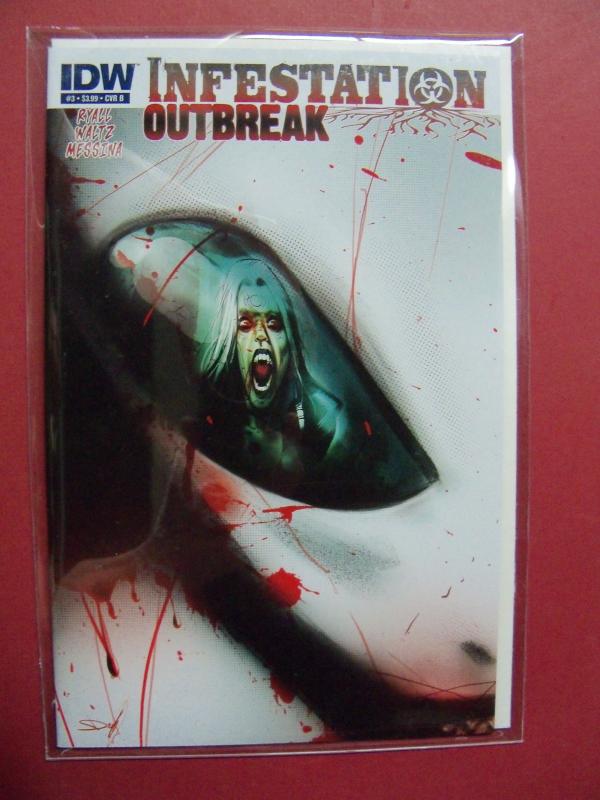 INFESTATION OUTBREAK  #3 COVER B  (9.0 to 9.4 or better)  IDW