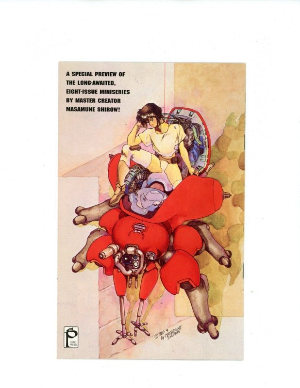 Ghost In The Shell #0 - Masamune Shirow Cover! (8.5/9.0) 1995