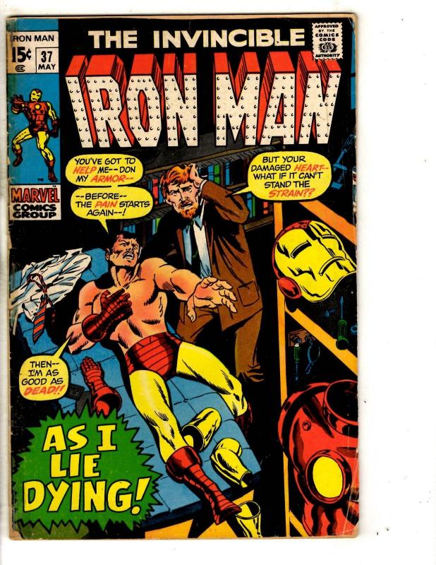 Invincible Iron Man # 37 VG Marvel Comic Book Avengers Hulk Thor Ant-Man RH1