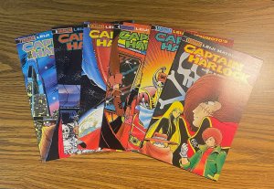 Captain Harlock #1 #3 #4 #5 #6 #7 (SET) (NM By Robert Gibson & Ben Dunn (1989)