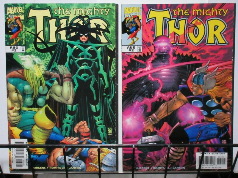 THOR (1998) 2 (BOTH COVERS)