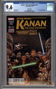 Star Wars: Kanan - The Last Padawan (2015) CGC 9.6 NM+ 2nd Print