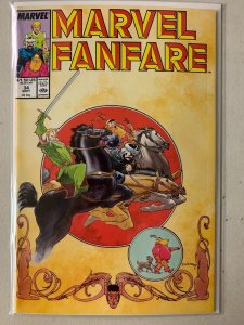 Marvel Fanfare #34 Loki, Warriors Three 6.0 (1987)