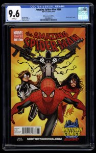 Amazing Spider-Man #666 CGC NM+ 9.6 White Pages Midtown Comics Variant
