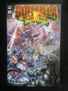 Godzilla vs Mighty Morphin Power Rangers #3 NM IDW Boom Studios C273