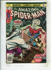 AMAZING SPIDER-MAN #163 (6.5) NEWSSTAND, KINGPIN!! 1976