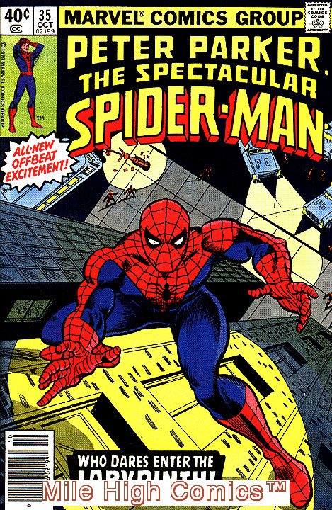 PETER PARKER (1976 Series)  (SPECTACULAR SPIDER-MAN) #35 NEWSSTAND Fair