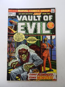Vault of Evil #1 (1973) VG+ condition indentions back cover