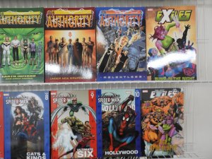 Huge Lot 51 TPB's W/ Spider-Man, Exiles, +More! Avg VF Condition!