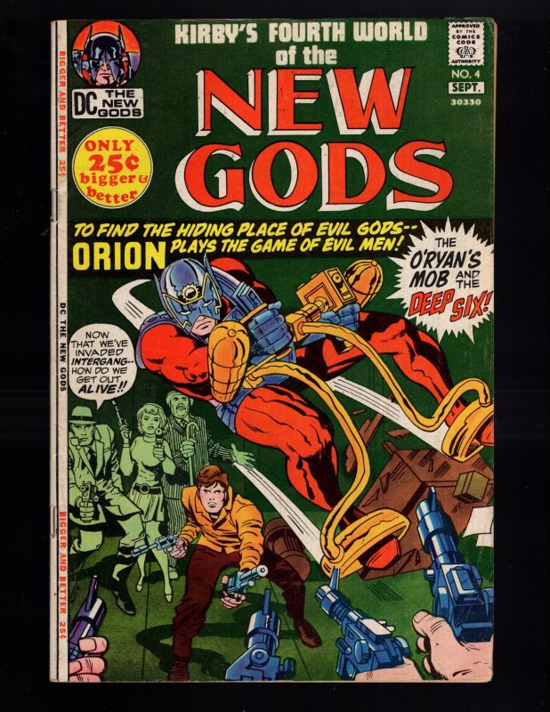 The New Gods #4 (1971) FOURTH WORLD by KING Kirby !!!  / MB#1