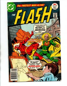 The Flash #249 newsstand - 1977 - VF