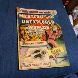 MYSTERIES OF UNEXPLORED WORLDS #16 charlton comics 1960 silver age horror scifi