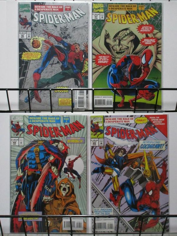 SPIDERMAN (1990) 46(2.95 CVR;W/ PRINT),47-49 THE SET!