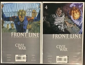 Front Line Civil War #1-11 Complete Run Captain America Spider-Man Iron Man