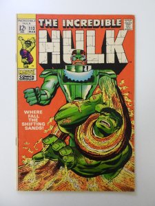 The Incredible Hulk #113 (1969) FN- condition