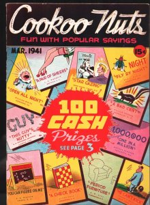 Cookoo Nuts #1 1941-1st issue-Hugo Gernsback-precursor to MAD Magazine