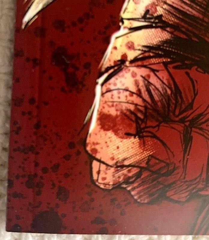 ?~TYLER KIRKHAM's FINAL BOSS #1~C2E2 RED VIRGIN (NON-FOIL) BATTLE DAMAGE CVR~?