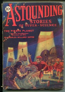 ASTOUNDING STORIES 11/1930-CLAYTON-PIRATE PLANET ROUSSEAU-CUMMINGS-good/vg