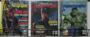 American Cinematographer: Superhero Lot Spider-Man Daredevil Hulk Raimi to Lee