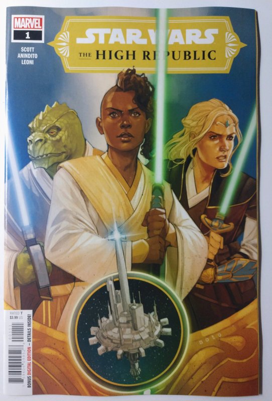 Star Wars: The High Republic #1 (9.4, 2021) 1st app of Keeve Trennis, Sskeer ...