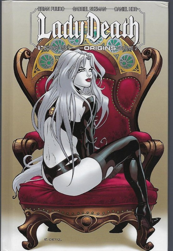 Lady Death Origins Volume 2 Hard Cover Signed & Limited t0 1250  Boundless 