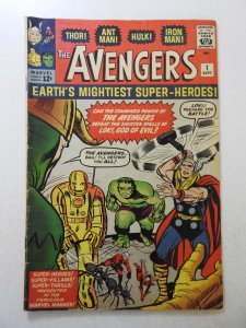 Avengers #1 (1963) VG+ Condition 1st Appearance of the Avengers!