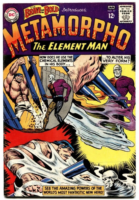 Brave and The Bold #57 1964-DC Comics-1st apperance & origin of Metamorpho-FN 