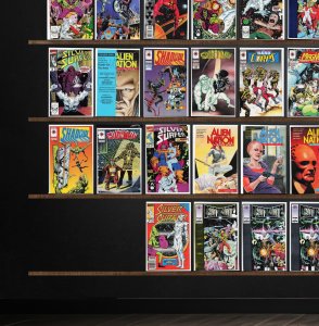 Huge Lot 150+ Comics with Silver Surfer, Shadowman, Secret Weapons & More!