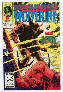 Marvel Comics Presents #123 Scott Lobdell Wolverine She-Hulk VF+