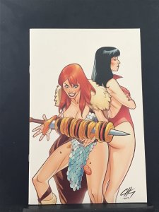 Vampirella/Red Sonja #6 Clayton Henry Virgin Cover limited print run