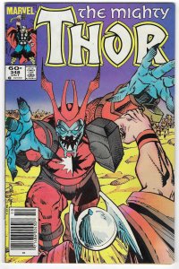 Thor #348 Newsstand Edition (1984)