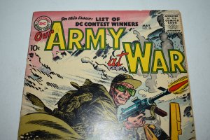 Our Army at War #58 (1957) Joe Kubert VG/F 5.0 Comic Book